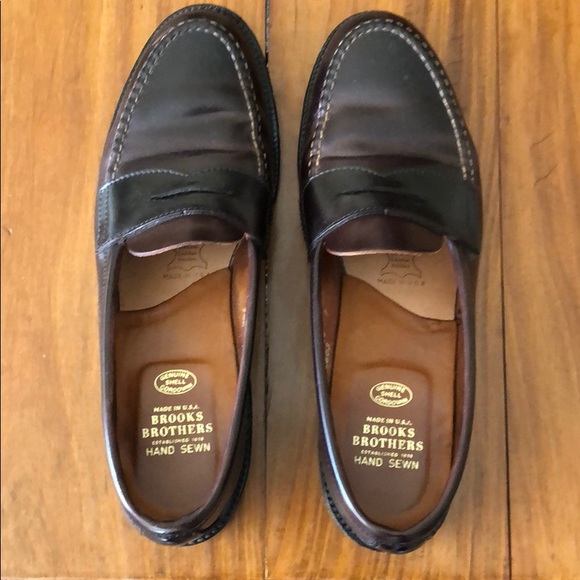 brooks brothers shell cordovan